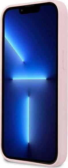 Mbulesë telefoni Guess GUHCP13SSLTGU, për iPhone 13 mini 5.4", silikoni, vjollcë