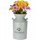 Vazo zbukuruese Home Styling Collection Botanical, metal, 21x36 cm, gri