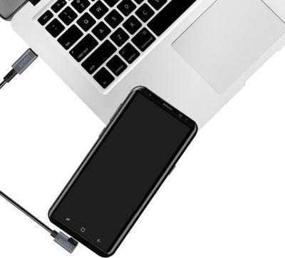 Kабел USB LogiLink CU0182, USB C во USB C, 1 m, 60 W, црно-сребрен