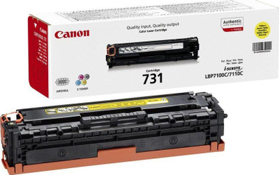 Canon CRG-731 Toner origjinal, i verdhë