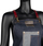 Përparëse berberi Activeshop Barber Apron BB-17, xhins, me xhepa, blu e errët