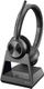 Слушалки без жици Poly Savi 7320 Office, DECT, микрофон со поништување шум, црни