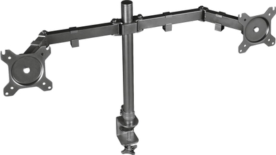 Mbajtëse tavoline Trust GXT 1120 Mara Dual, për 2 monitorë deri 32", VESA 75 100, e zezë