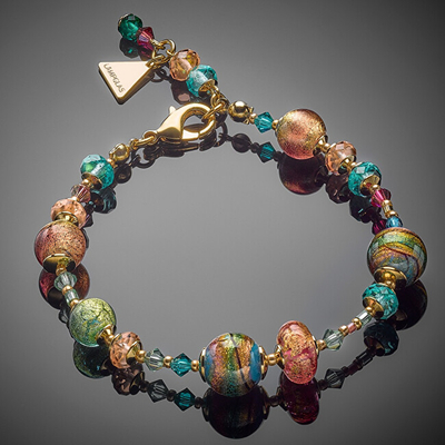 Byzylyk për femra Lampglas Rainbow Essence, shumëngjyrësh