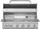Grill me gaz Jewel 6 Built In, 6 djegës, inox, argjendtë