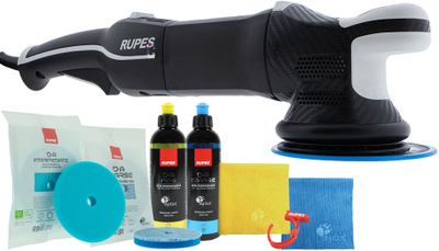 Polisher elektrik RUPES BigFoot LHR15V, orbital random, BAS Kit, i bardhë