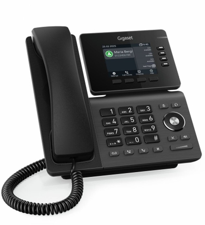Telefoni i tavolinës Gigaset P810 IP PRO, ekran 3.36", PoE, i zi