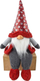 Dekor Krishtlindjesh Saska Garden Santa Claus, me drita, i kuq