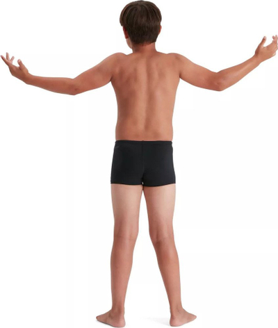 Шорцеви за пливање Speedo Eco Endurance Plus Aqua Junior, за момчиња, црни