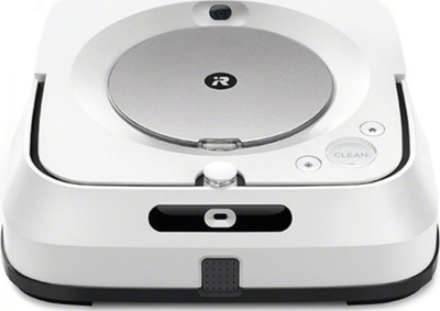 Robot pastrues iRobot Braava jet m6 M6138, pastrim i lagësht dhe i thatë, i bardhë
