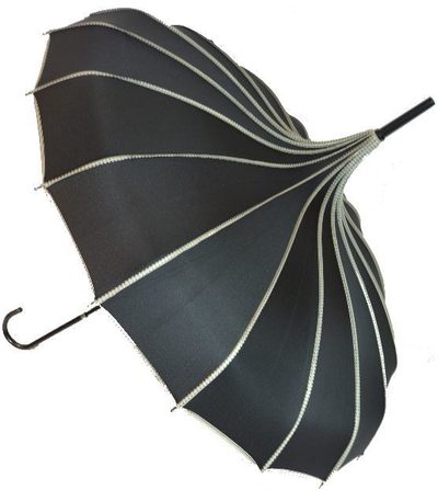 Çadër Blooming Brollies BCSRPBL, e zezë, woman