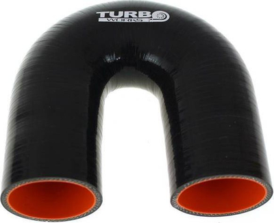 Силиконски спој TurboWorks Pro Elbow 180°, 51mm, црн