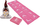 Tapet yoga ENERO FIT palosës, 170 x 60 x 0.5 cm, PVC, rozë