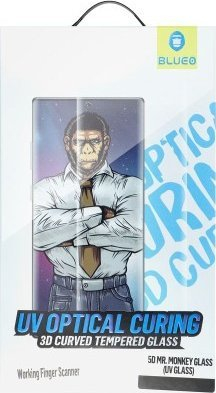 Xham mbrojtës BlueO Mr. Monkey 5D UV, për Samsung Galaxy S22 Ultra, transparent