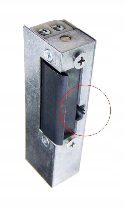 Elektrosllav me çelës 65.301, 12V AC, NC/NO, metalik