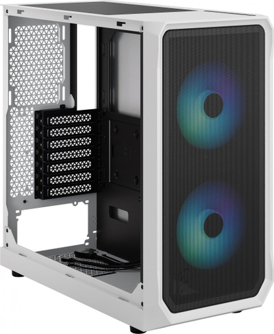 Kasë Fractal Design Focus 2 RGB, e bardhë, Midi Tower