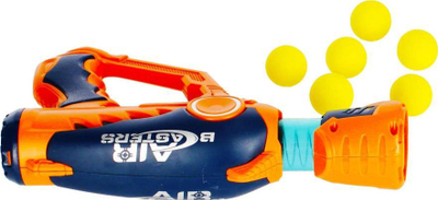 Pistoletë lodër MEGA CREATIVE 478603, me toptha shkumë, portokalli e blu