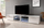 Kabinet TV Aitana 200, 2 dyer, LED, 200cm, i bardhë