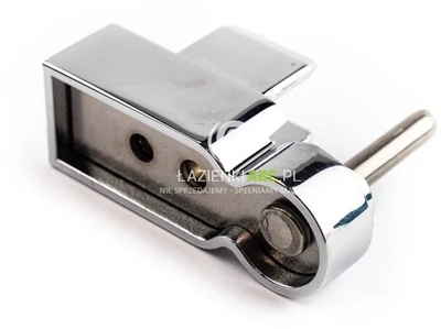 Menteshë e poshtme Cersanit Bottom Chrome Hinge Easy New, për kabinë dushi 1 dhe 2 fletëshe, krom