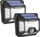 Llambë murale diellore LED BlitzWolf BW OLT3 me sensor lëvizjeje, set me 2 copë, e zezë