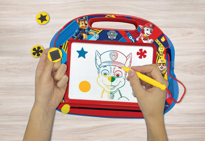 Tabla magnetike për vizatim Paw Patrol, me stilolaps magnetik, shumëngjyrëshe