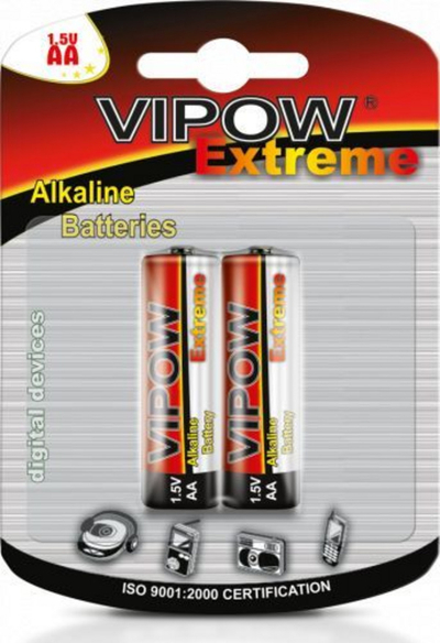 Алкални батерии AA Rebel Extreme Alkaline Power BAT0091B, сет 2 парчиња