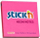 Fletëngjitëse Stickn Notes 241379, 76 x 76 mm, 100 fletë, rozë neon e errët