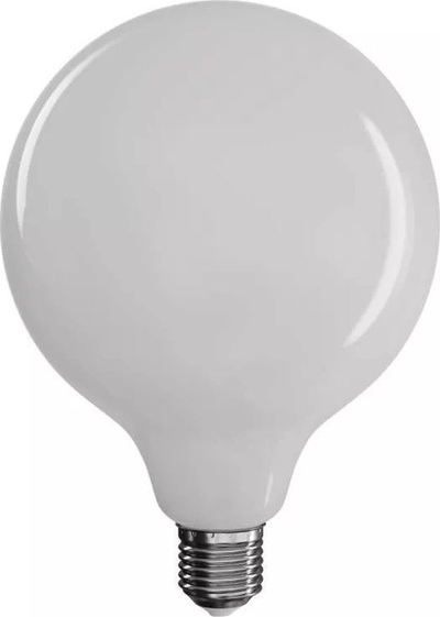 Llampë LED EMOS Filament G125, 18W E27, 4000K, e bardhë