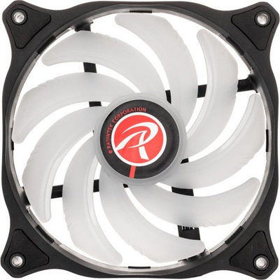 Ventilatorë për kasë Raijintek EOS 12 RBW ADD, 120mm, set me 2 copë me hub dhe telekomandë, të zinj