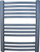 Радијатор за бања Hydroland Yoshiko Osaka, 950x480mm, 425W, сив металик