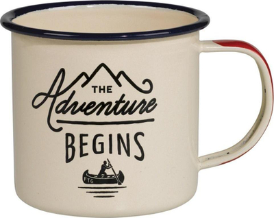 Filxhan kampingu Gentlemen's Hardware Adventure Enamel, emal, i bardhë