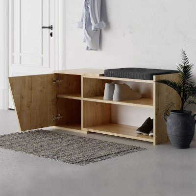 Stol Decortie Fiona (104 x 37 x 47 cm), kafe e hapur