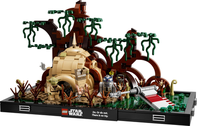 Set ndërtimi LEGO Star Wars Dagobah Jedi Training Diorama 75330, 1000 copa, për të rritur, shumëngjyrësh