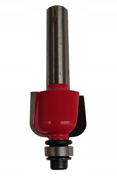 Freza ruter për rrumbullakim konkav Freud F03FR01695, Ø19mm, bosht 8mm, e kuqe