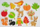 Stickerë me shkumë Fandy Animals, 19 copë, shumëngjyrëshe