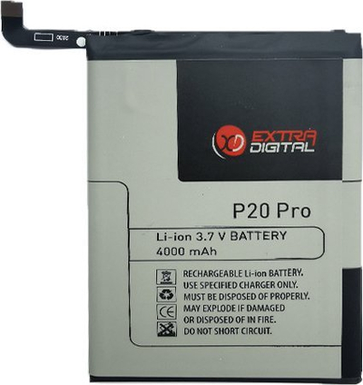 Батерија за телефон Екстра Дигитал Хуавеи P20 Pro, 4000mAh, Ли полимер