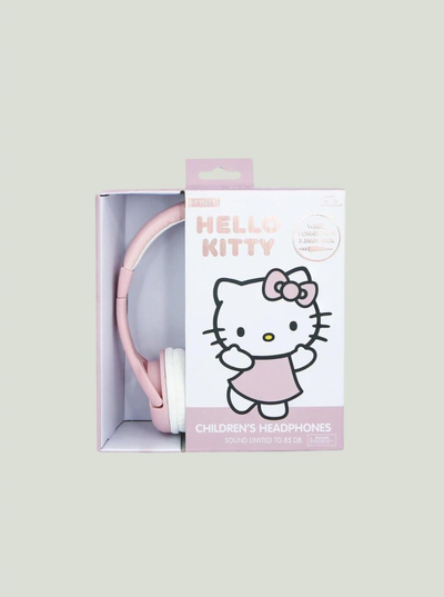 Kufje për kalamoj OTL Hello Kitty Moulded Ears, 3.5mm, 85 dB, rozë me të bardhë