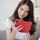 Këllëf librë Smart Case për Motorola Moto G73 5G, me magnet, me xhep kartash, i kuq