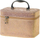 Kuti grimi Adar M Trunk, me pasqyër, me zinxhir, 21x14x13cm, rozë