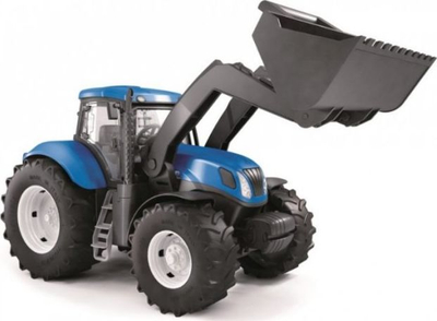Traktor lodër New Holland TPK1, 1:16, me dyer që hapen, blu