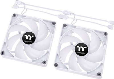 Ventilator PC Thermaltake CT140 ARGB Sync, 140mm, set 2 copë, i bardhë