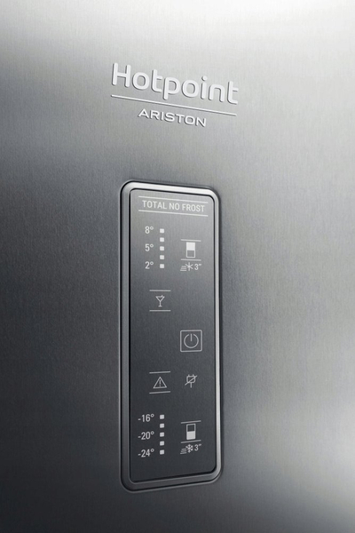 Комбиниран фрижидер Hotpoint HA70BE 72 X, Total No Frost, A++, инокс челик
