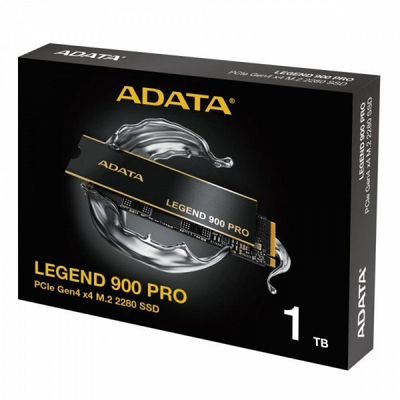 SSD Adata Legend 900 Pro, 1TB, M.2 2280 PCIe 4.0, сива