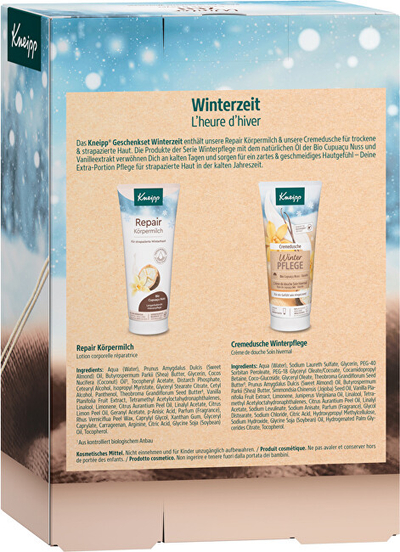 Set dhuratë Kneipp Winter Time Body Care , xhel dushi 200 ml + losion trupi 200 ml