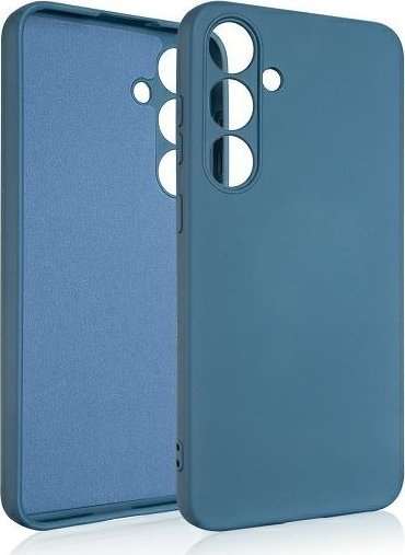 Futrollë silikoni Beline për Samsung Galaxy S24 Plus S926, mbrojtëse, blu
