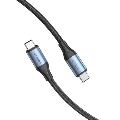 Kabllo USB C Vention, USB 4.0, 5A, 1m, gri