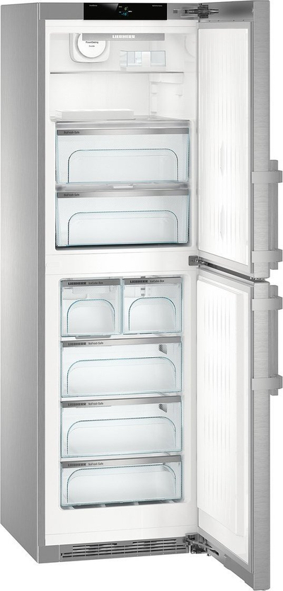 Frigorifer me ngrirës Liebherr Premium SBNes 4285, kombinim me ngrirës poshtë, inox