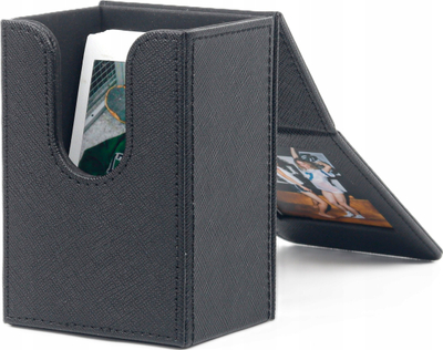 Kuti për foto LoveInstant, 100 foto 2x3", eco-leather, e zezë