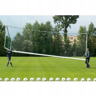 Rrjetë porte futbolli Yakimasport, 5×2 m, 3 mm, e bardhë