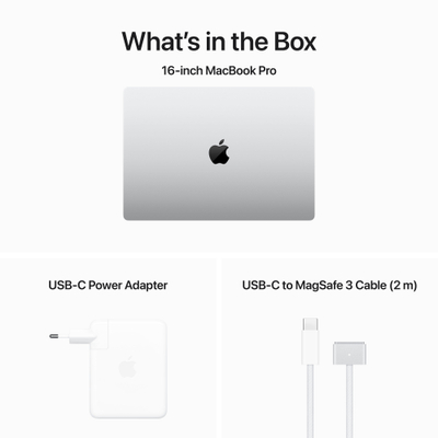 Apple MacBook Pro 16", M3 Max 16-Core, 48GB, 1TB, 40-Core GPU, Silver